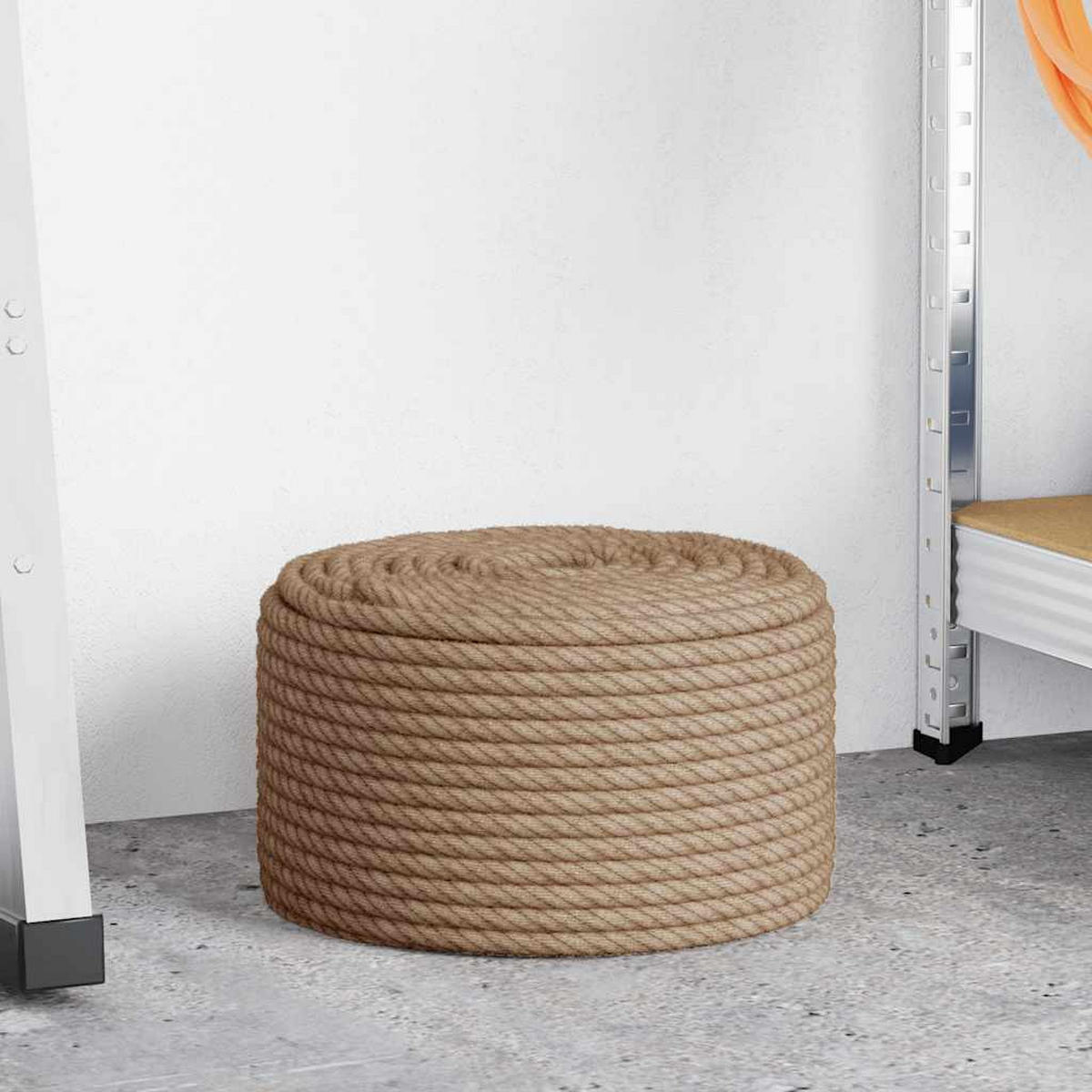 SEIL 100% Jute 10 Mm 100 M - Braun, Naturmaterialien (10000/1/1cm) - vidaXL