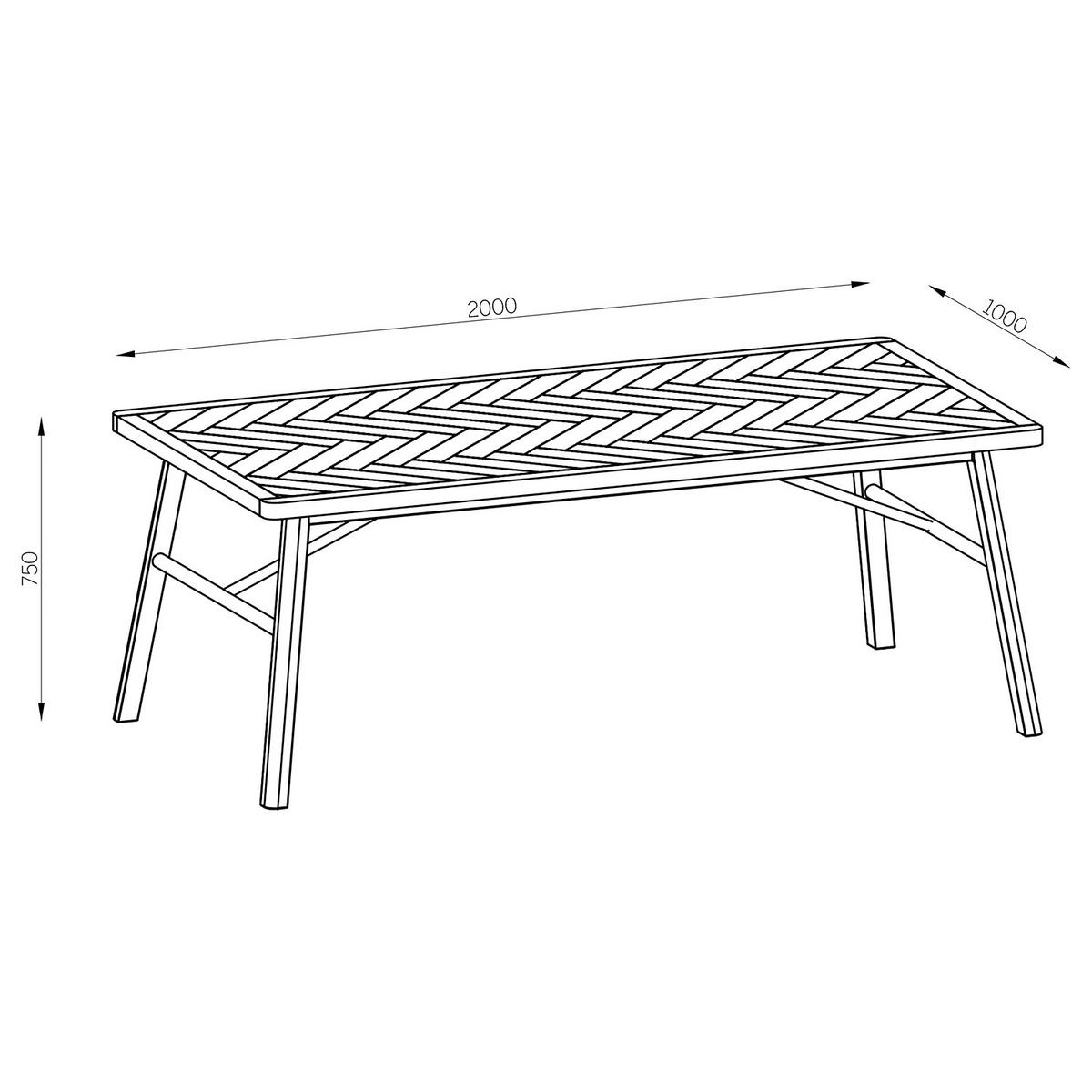 ESSTISCH - Eiche teilmassiv - Eichefarben, Holzwerkstoff (100/200/75cm) - home24