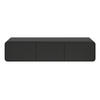 TV-HÄNGEBOARD Oro Schwarz mit 3 Schubladen 154 cm - Schwarz, Holzwerkstoff (154/32.4/40cm) - Selsey