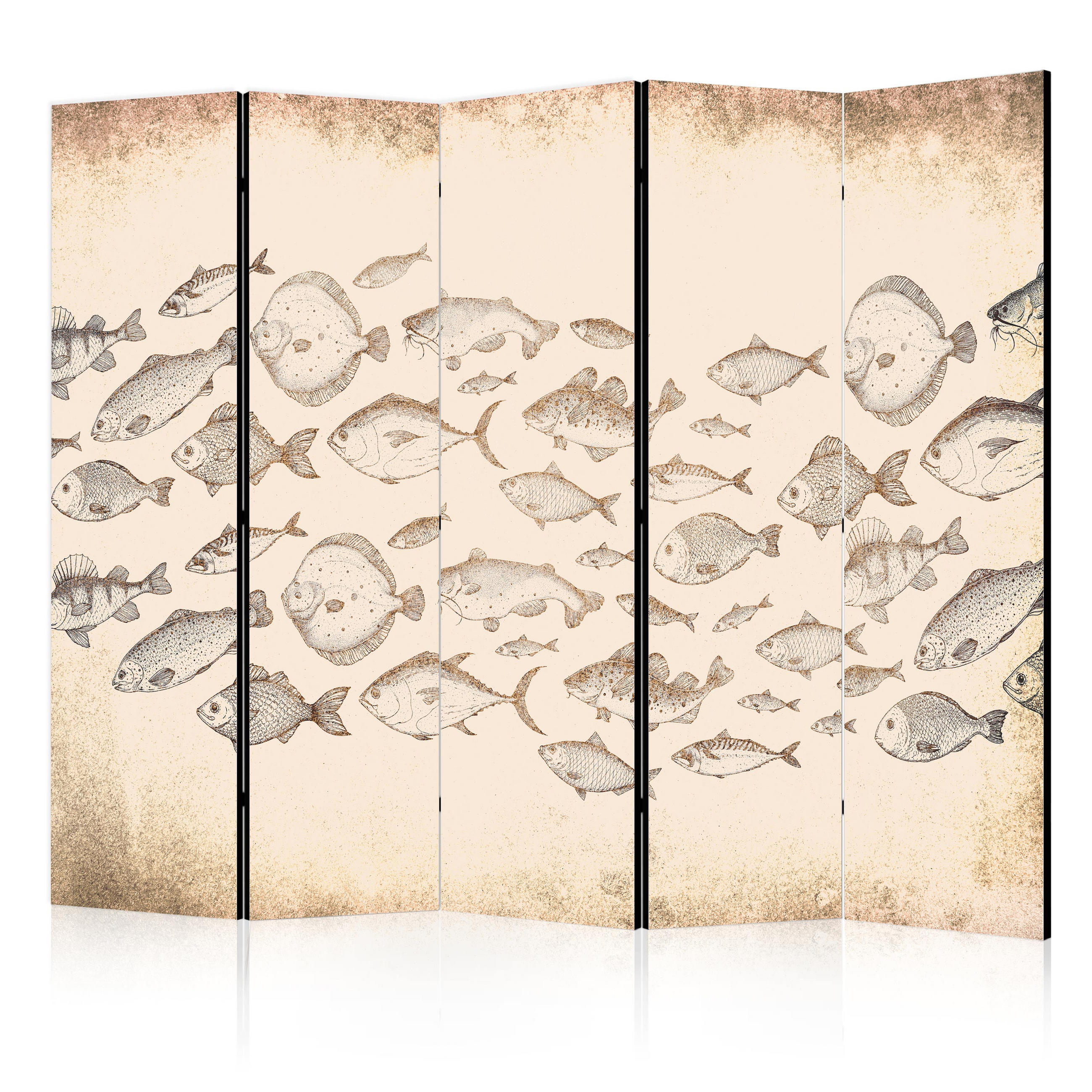 Muralo Paravent Beige 225x172x3 cm