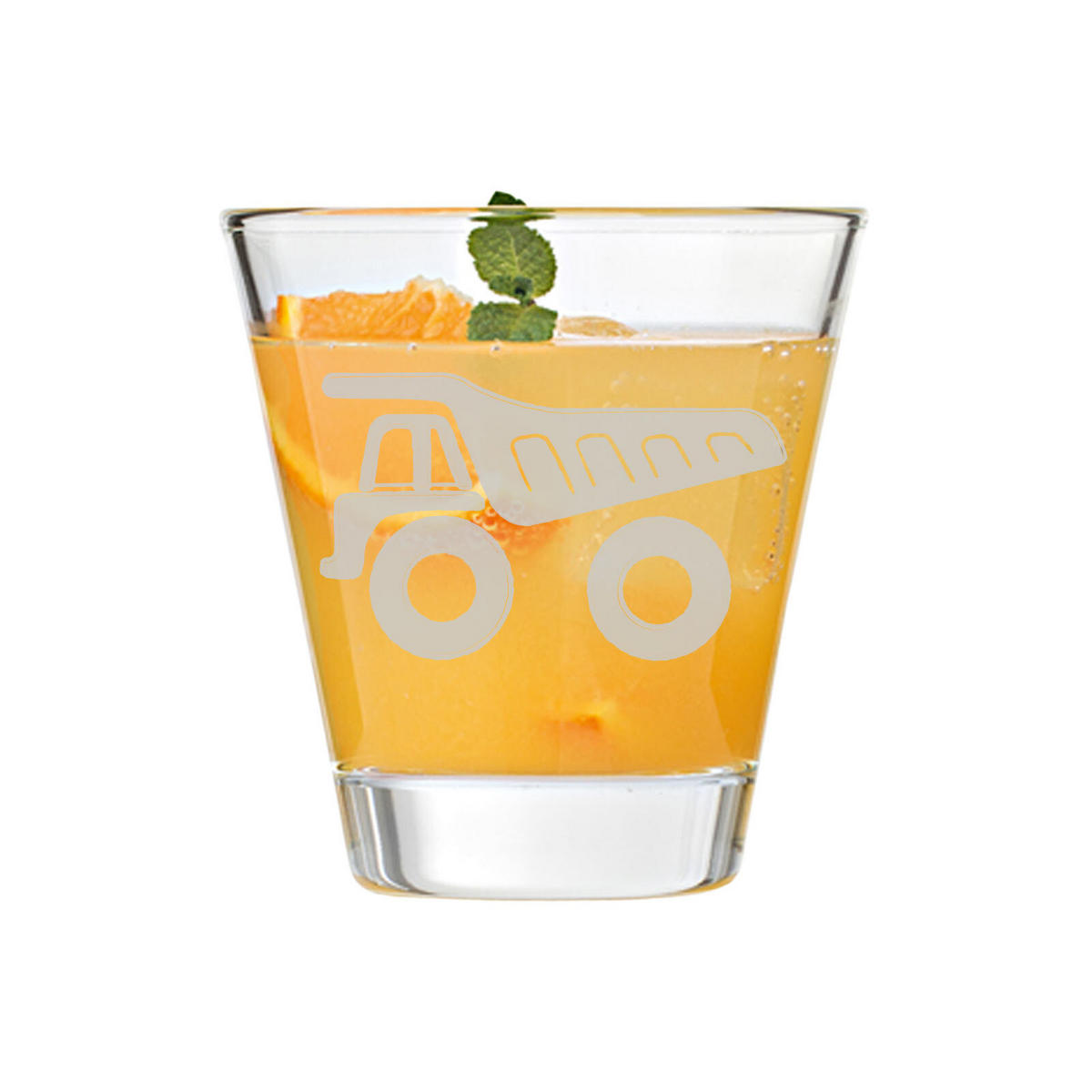 KINDERBECHER Kipper transparent 215 ml - Transparent, Glas (0.215L) - LUXENTU