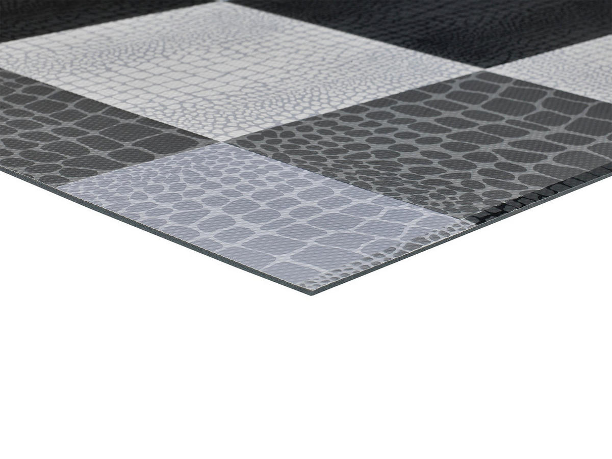 KÜCHENTEPPICH Grau Sally 48/200 cm - Grau, Kunststoff/Textil (48/200cm) - Atticgo