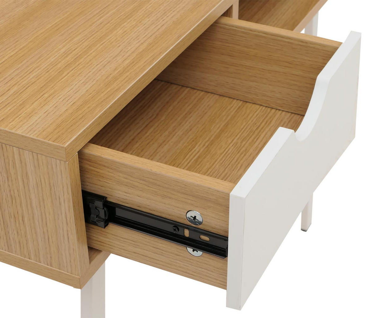 SCHREIBTISCH rechteckig Buche Dekor - Buchefarben, Holz (60/120/76cm) - MCW