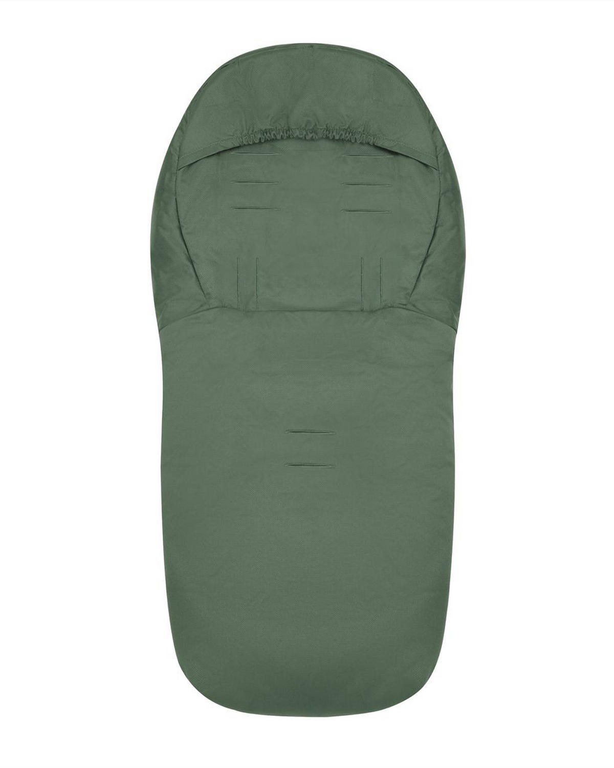 FUSSSACK Urban grün 5-Punkt-Gurt, Fußabdeckung, universell passend, ab Geburt, Kinderwagen - Grün, Textil (40/1/97cm) - Kikka boo
