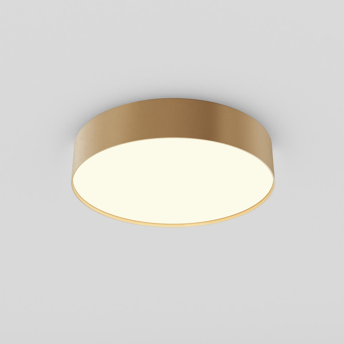 DECKENLEUCHTE Zon - Gold - 30/30/6 cm - Goldfarben, Kunststoff (30/30/6cm) - Maytoni