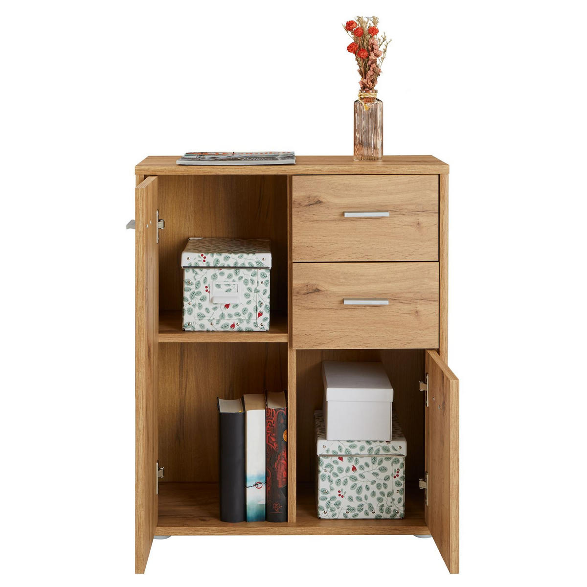 KOMMODE LOCARNO - Eiche Wotan, Holzwerkstoff (60/70/30cm) - CARO-Möbel