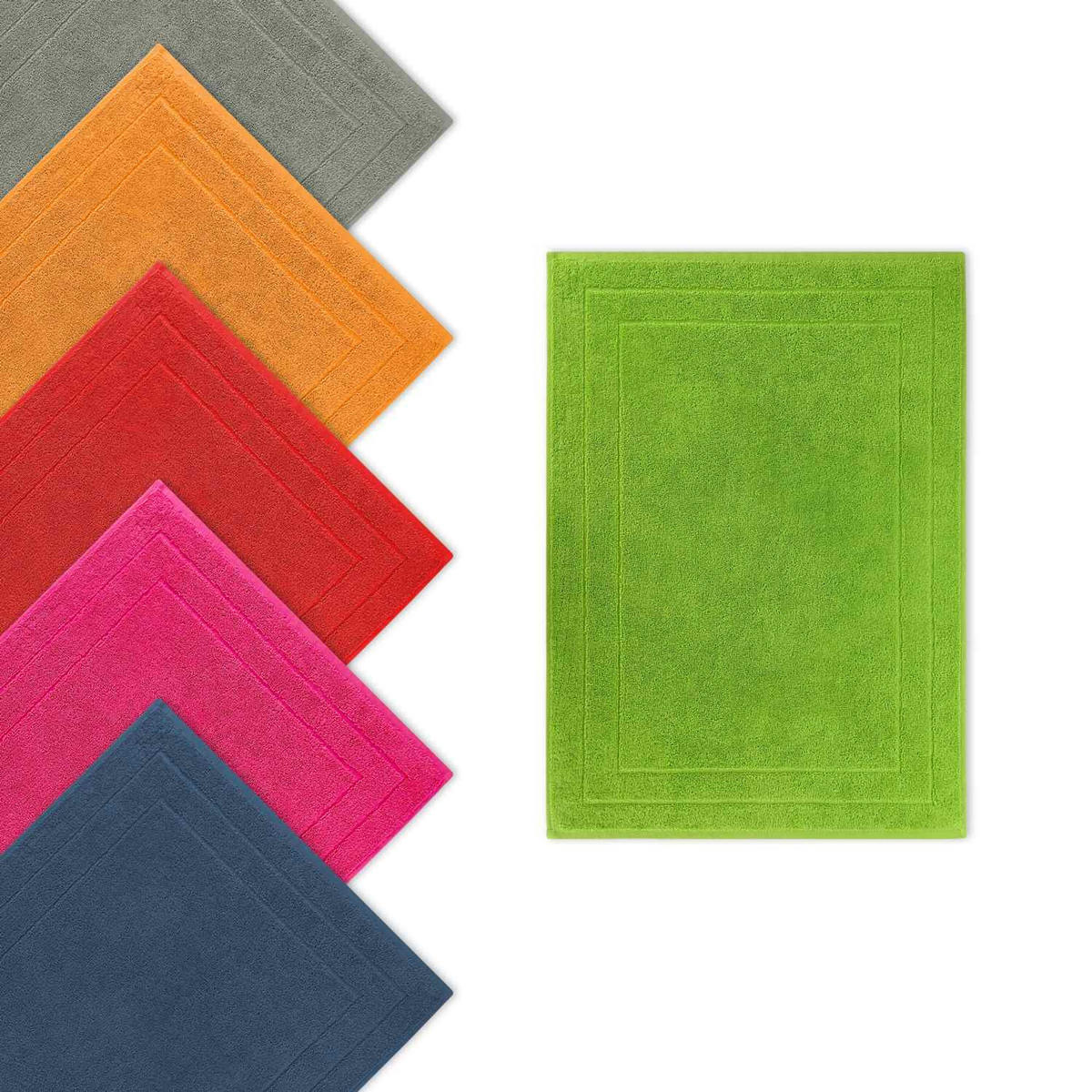BADVORLEGER JASMINA - Blau, Textil (50/70cm) - WohnDirect