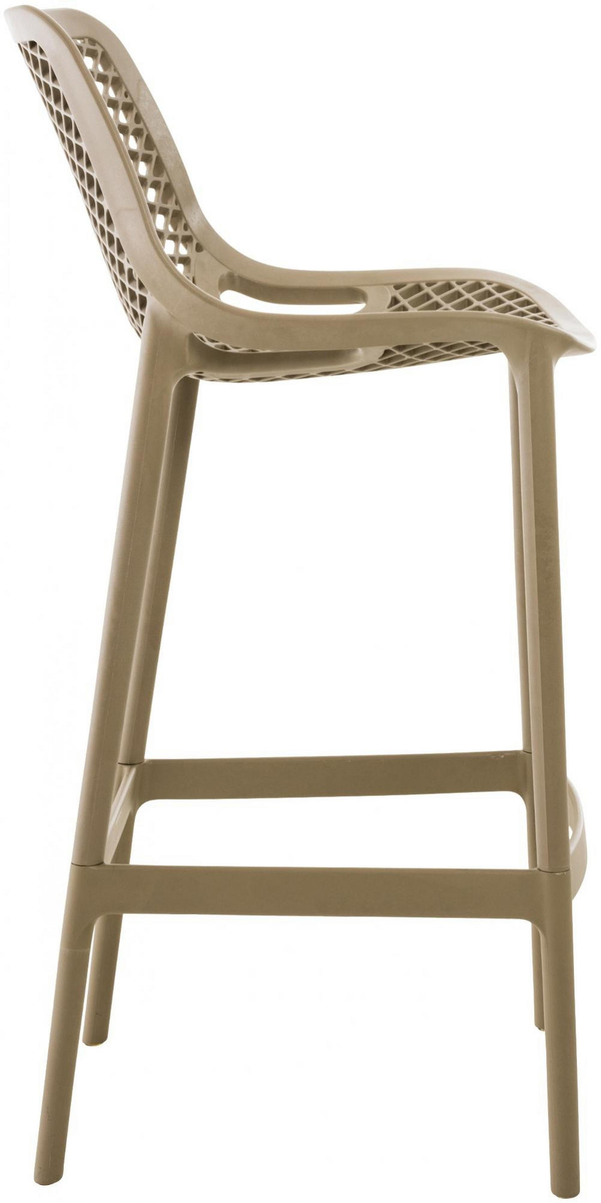 BARHOCKER Kunststoff schlamm - Hellbraun/Schlammfarben, Kunststoff (45/105/53cm) - CLP