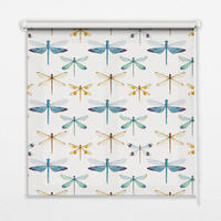 VNÚTORNÁ roleta - okenná roleta - roleta - 120x140 cm - Vážny - modrá, plast (120/140/0.5cm) - TULUP