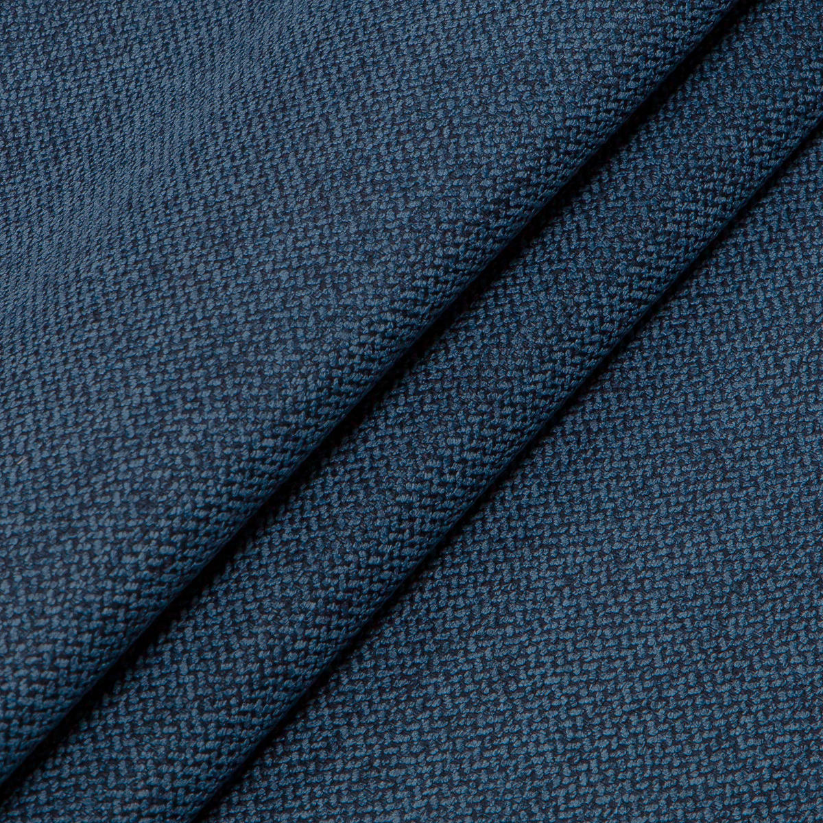 SOFA blau Flachgewebe 2-Sitzer 175 cm, Couch mit Steppoptik - Blau/Chromfarben, Holz/Textil (175/92/94cm) - Inn.Furn