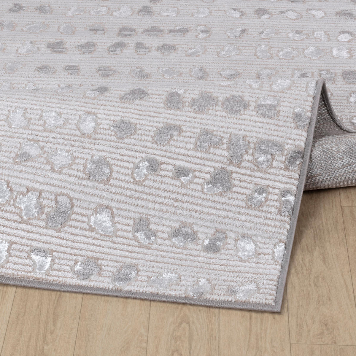 KURZFLORTEPPICH 80/150 cm Grau - Beige, Naturmaterialien/Textil (80/150cm) - LIVABLISS