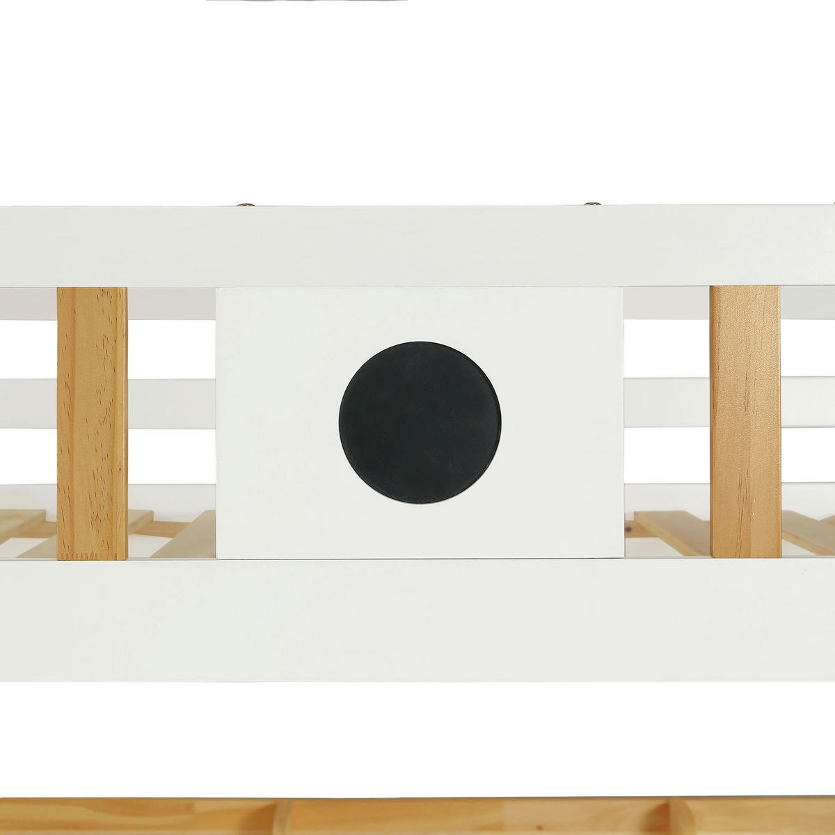 ETAGENBETT Etagenbett mit Treppe Weiß/Natur - Naturfarben, Holz (90/200cm) - ComfortXL