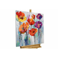 ÖLGEMÄLDE 80/80 cm - Multicolor, Holz/Textil (80/80cm) - KUNSTLOFT