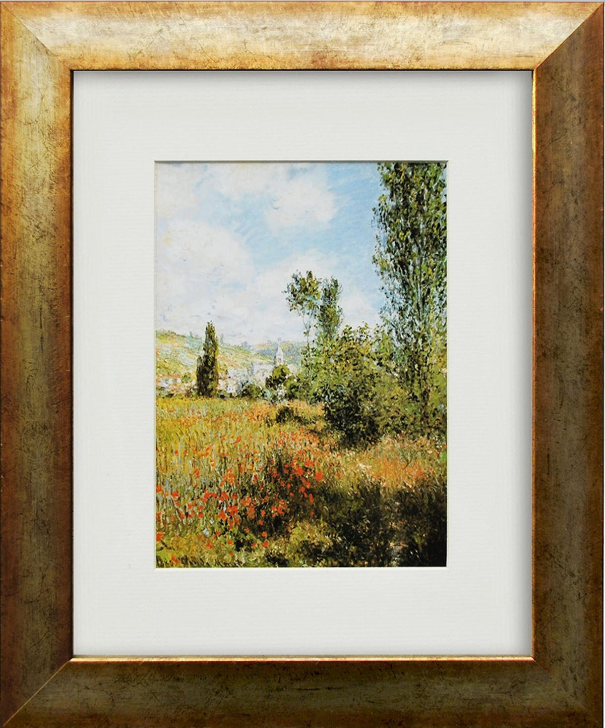 BILD gerahmt 30x35 cm Claude Monet „Ile Saint-Martin II“ - Beige, Holz (33/40cm) - artissimo