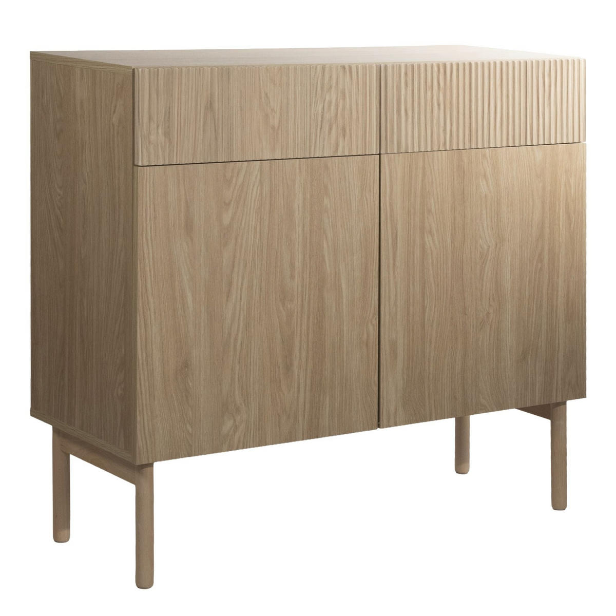 KOMODA Nolie dekor duba 100 cm - farba duba, drevo/kompozitné drevo (100/90.6/38cm) - Selsey