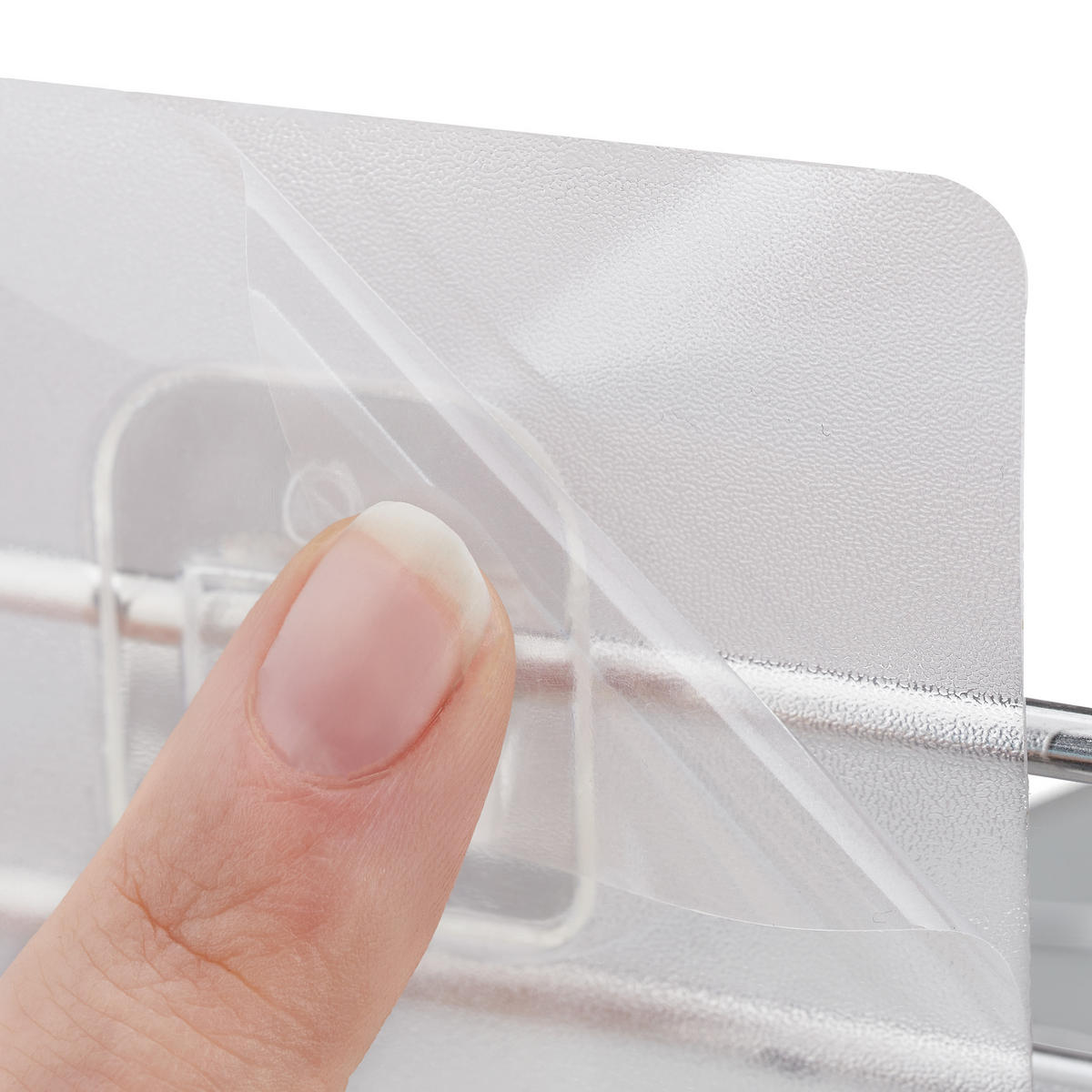 DUSCHABLAGE - Silberfarben, Metall (26.5/7/26.5cm) - Relaxdays