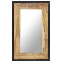 SPIEGEL 80x50 cm Mango Massivholz - Braun, Holz (50/2.5/80cm) - furnicato