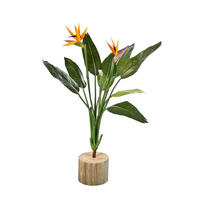 KÜNSTLICHE Strelitzia - Kali' 100 cm - Grün, Kunststoff (100cm) - aplanta