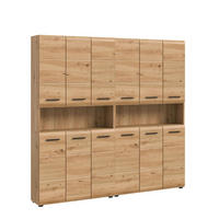 BAD-SET ICE 2-tlg . (B/H/T: ca. 180/185/30 cm) in Artisan Oak Nachbildung/Artisan Oak Nachbildung - Eiche Artisan, Holz (180/185/30cm)