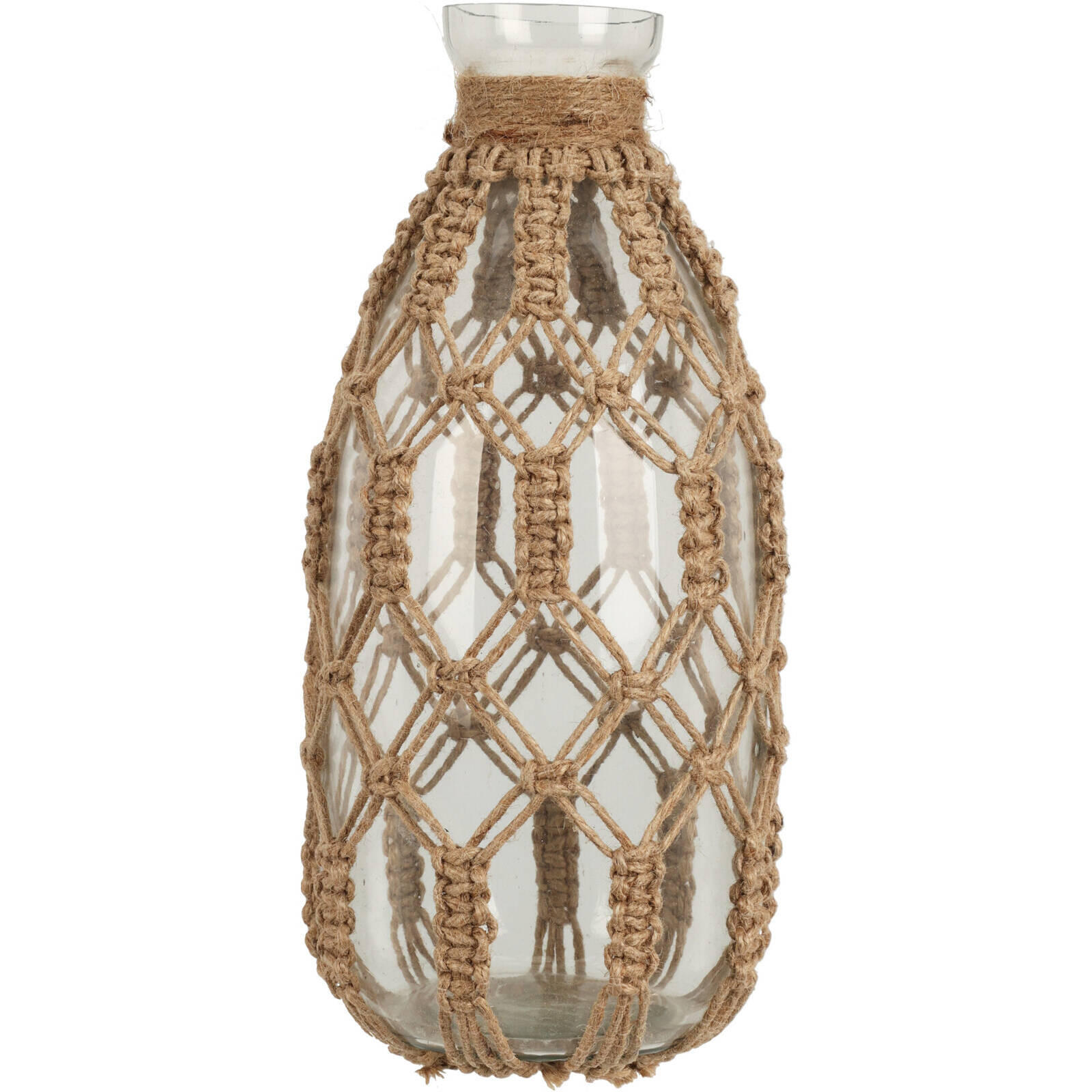 GLASVASE 24 cm - Braun, Glas (24cm)