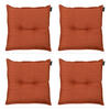 SITZKISSEN Basic 50/50 cm 4er-Set - Rotbraun, Textil (50/5/50cm) - Madison