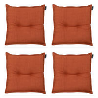 SITZKISSEN Basic 50/50 cm 4er-Set - Rotbraun, Textil (50/5/50cm) - Madison