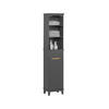 HOCHSCHRANK Grau - Grau, Holz/Holzwerkstoff (30/170/30cm) - SoBuy