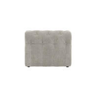 SOFA SITZELEMENT SEPHI Silber Cord - Silberfarben/Schwarz, Kunststoff/Textil (82/62/27cm) - KAWOLA