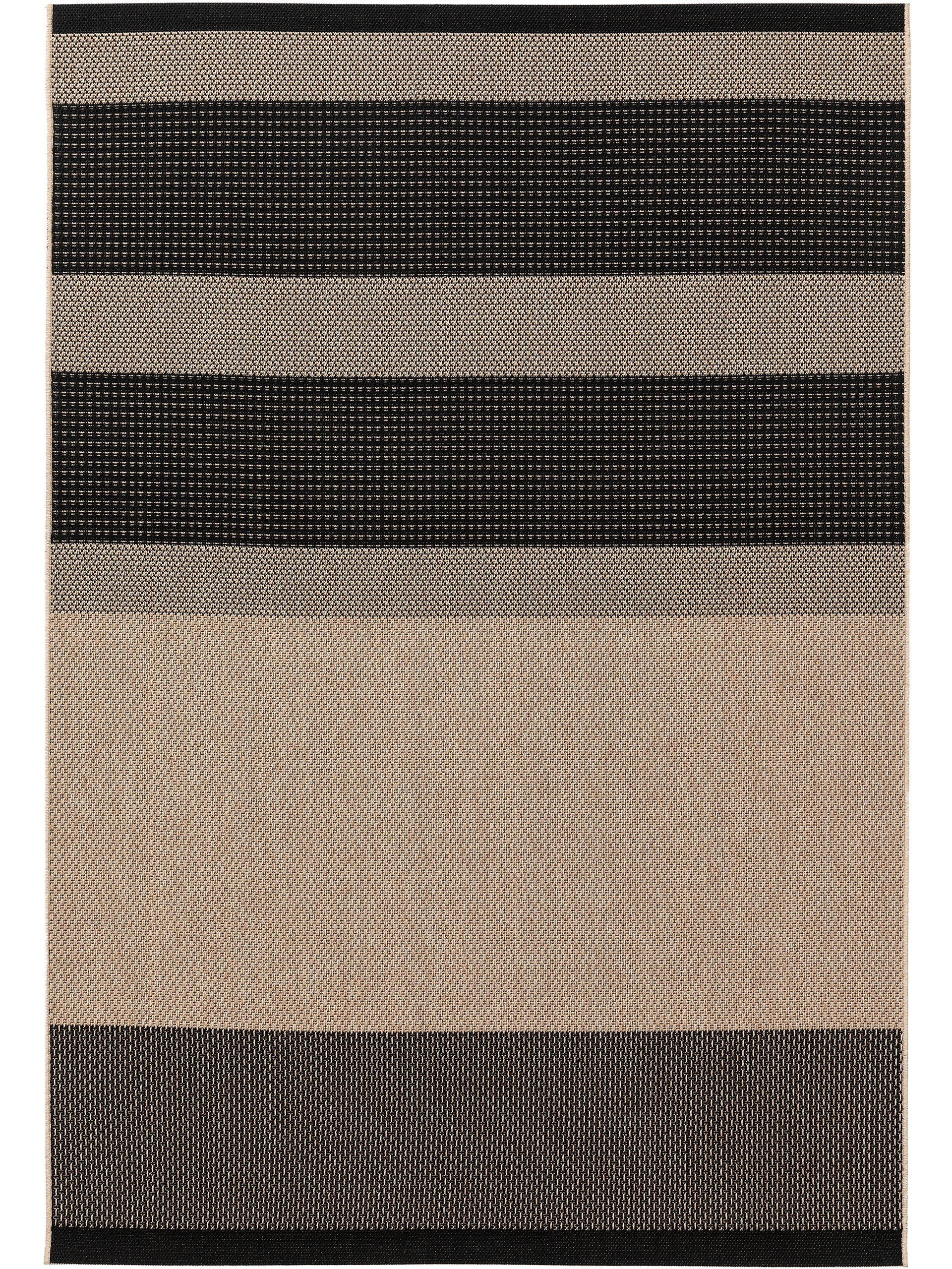OUTDOORTEPPICH Naoto Beige/Schwarz 120x170 cm - Beige, Textil (120/170cm) - benuta Nest