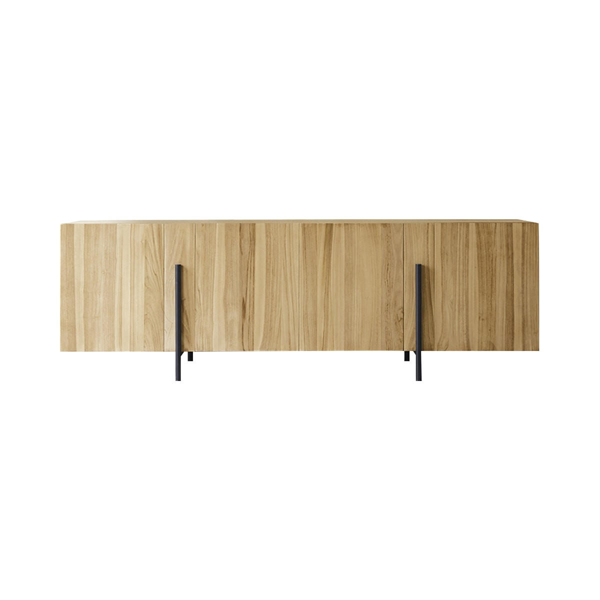 SIDEBOARD Honorine Natur aus Teak - Naturfarben, Holz (165/54/55cm) - Tikamoon