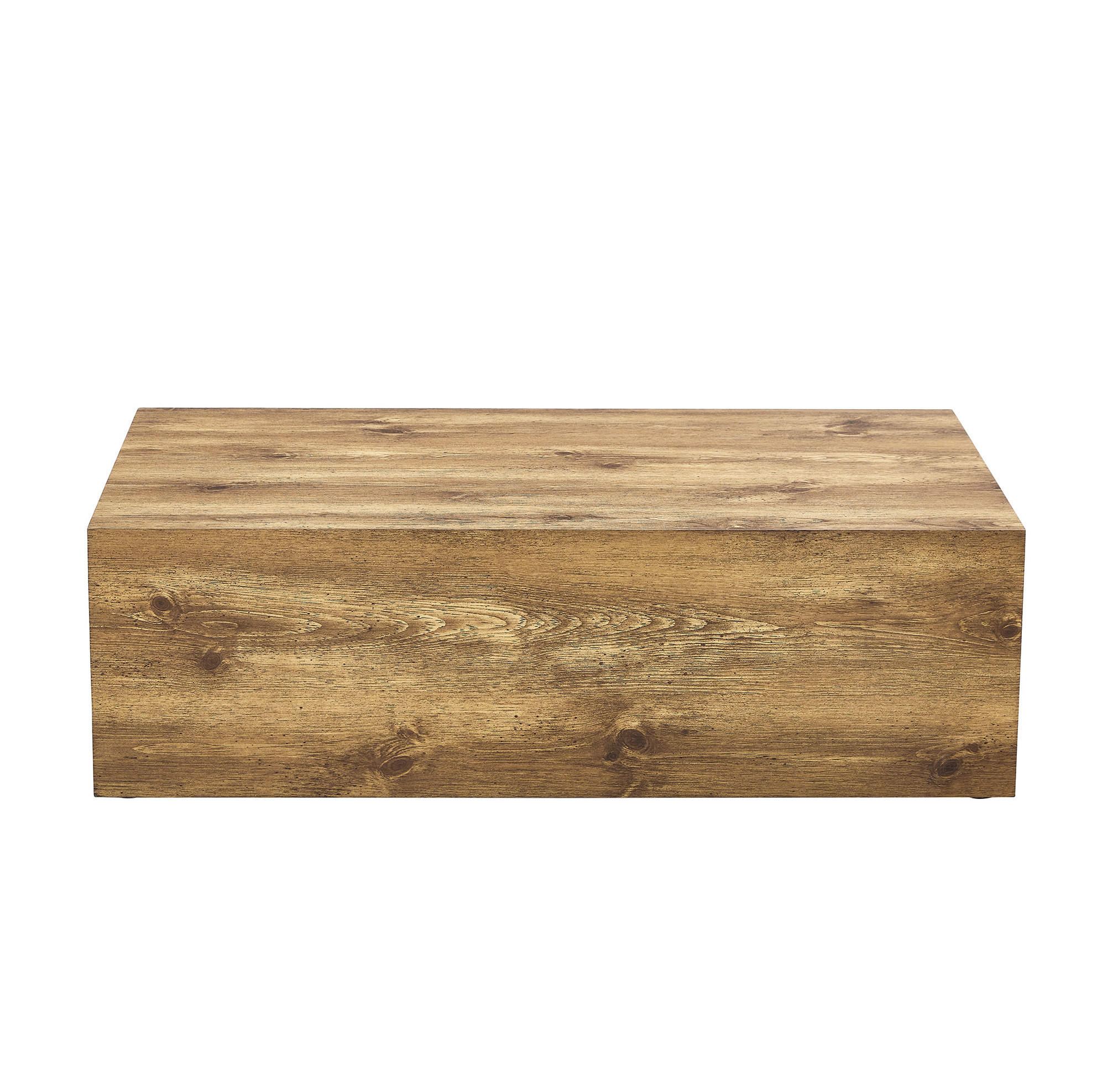 COUCHTISCH 90/50/30 cm rechteckig, aus MDF in Holzoptik, montagefrei und pflegeleicht, Holzfarben - Kieferfarben, Holzwerkstoff (90/50/30cm) - Redom
