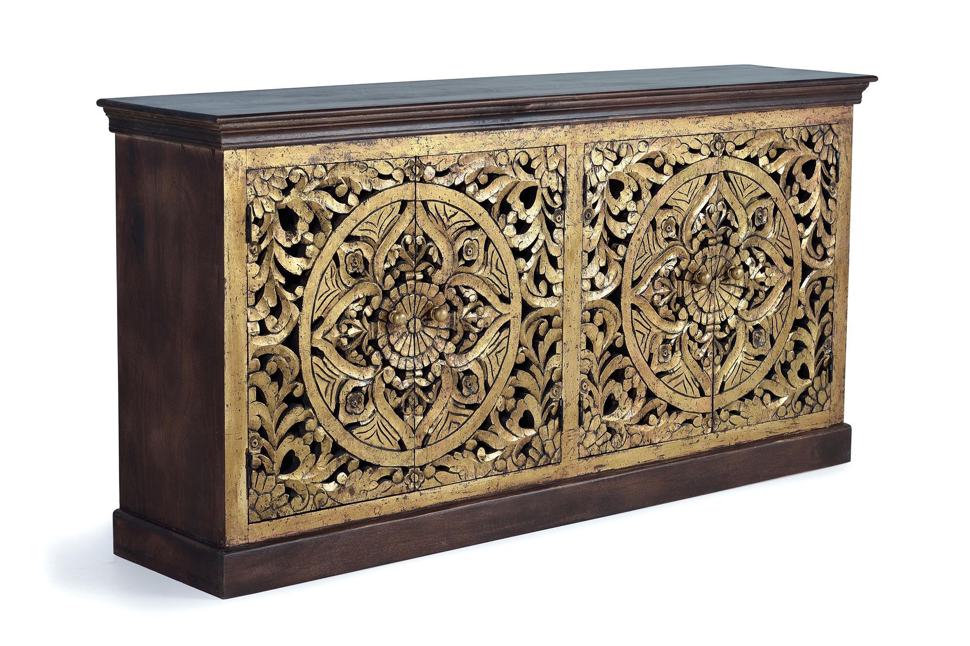 Giner y Colomer Sideboard Hellbraun 40x90x180 cm