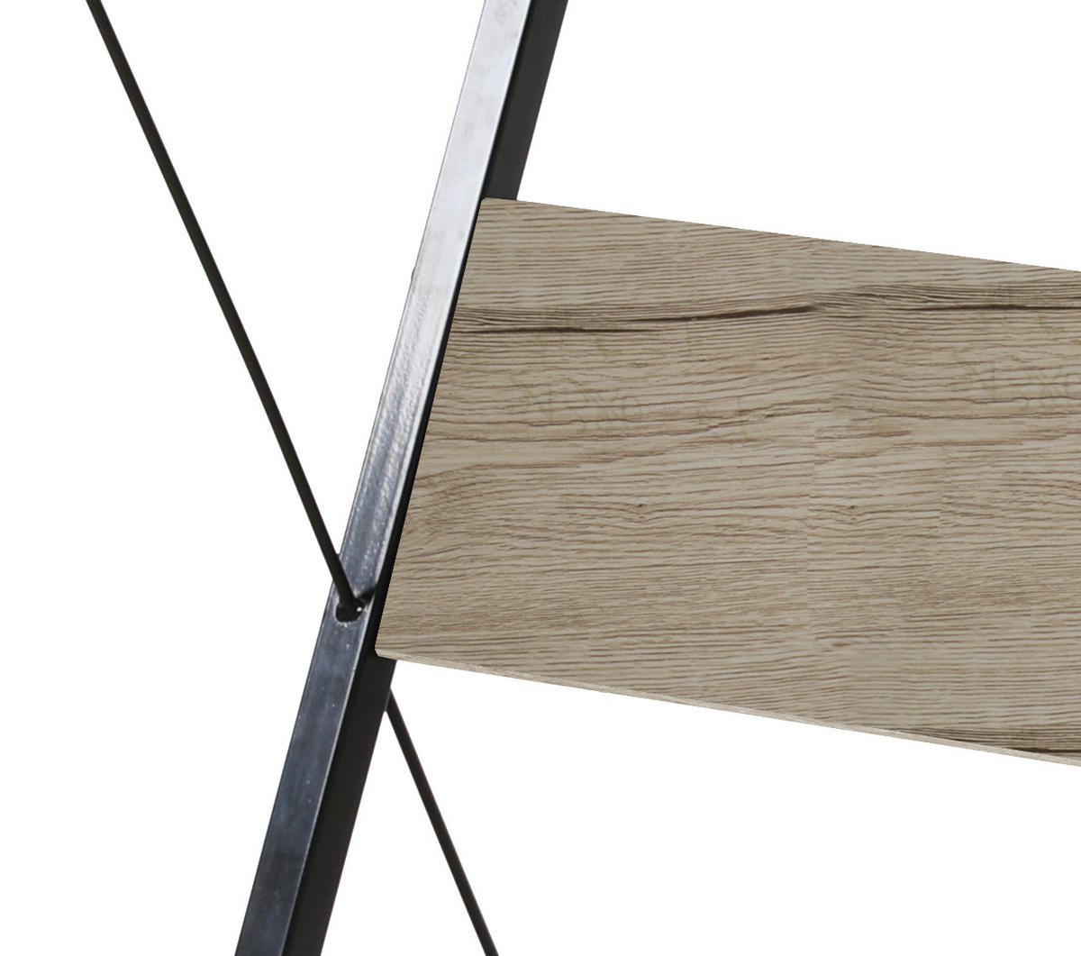 SCHREIBTISCH Rechteckig Braun 70 x 48 x 74 (cm) - Braun, Metall (48/70/74cm) - Nordlys