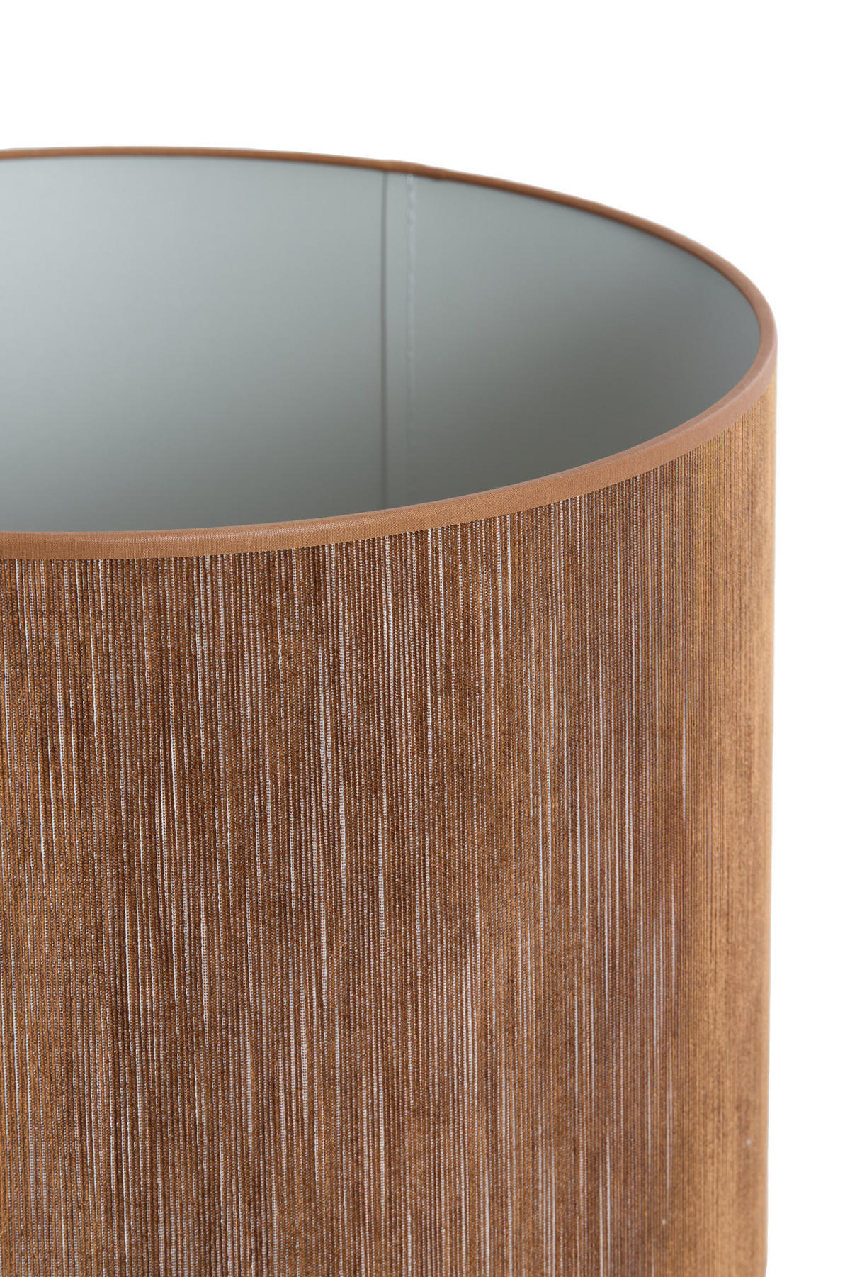 LAMPENSCHIRM Penny Braun Ø30/21 cm - Braun, Textil (30/30/21cm) - Light & Living