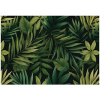 FOTOTAPETE Blätter Dschungel Grün 400x280 cm - Multicolor, Papier (400/280cm) - Wallarena