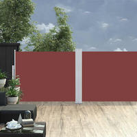 AUSZIEHBARE Seitenmarkise 140x1200 cm Braun - Braun, Textil (140/140/1200cm) - furnicato
