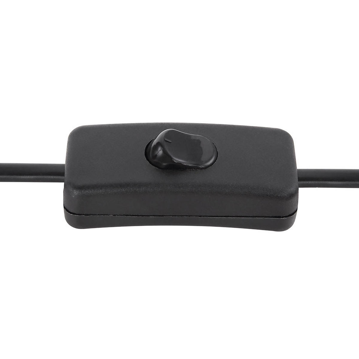 TISCHLEUCHTE MOITAS Rauch Schwarz Metall - Braun, Holz (15/15/30cm) - Globo Lighting