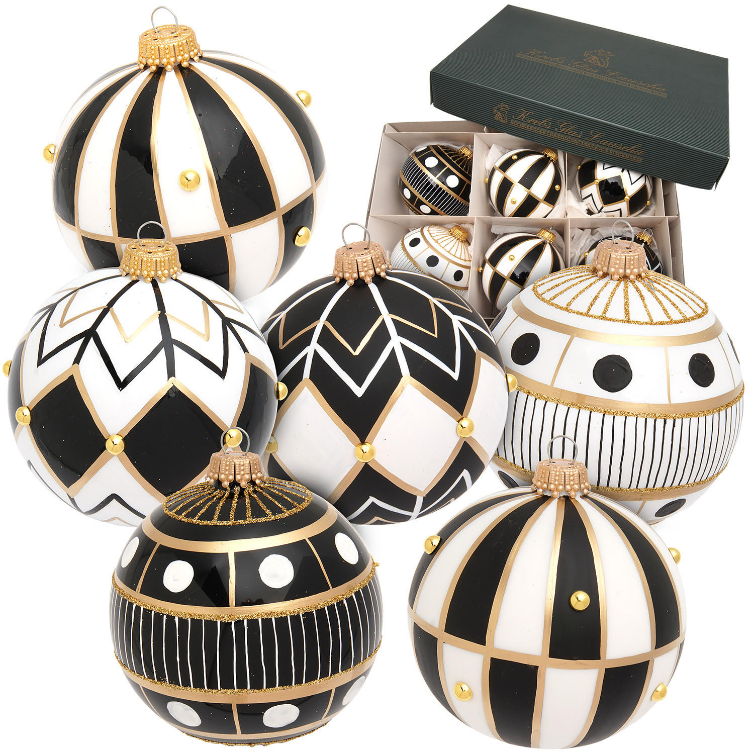 XXXLutz Christbaumkugeln Weiß 8x8x8 cm