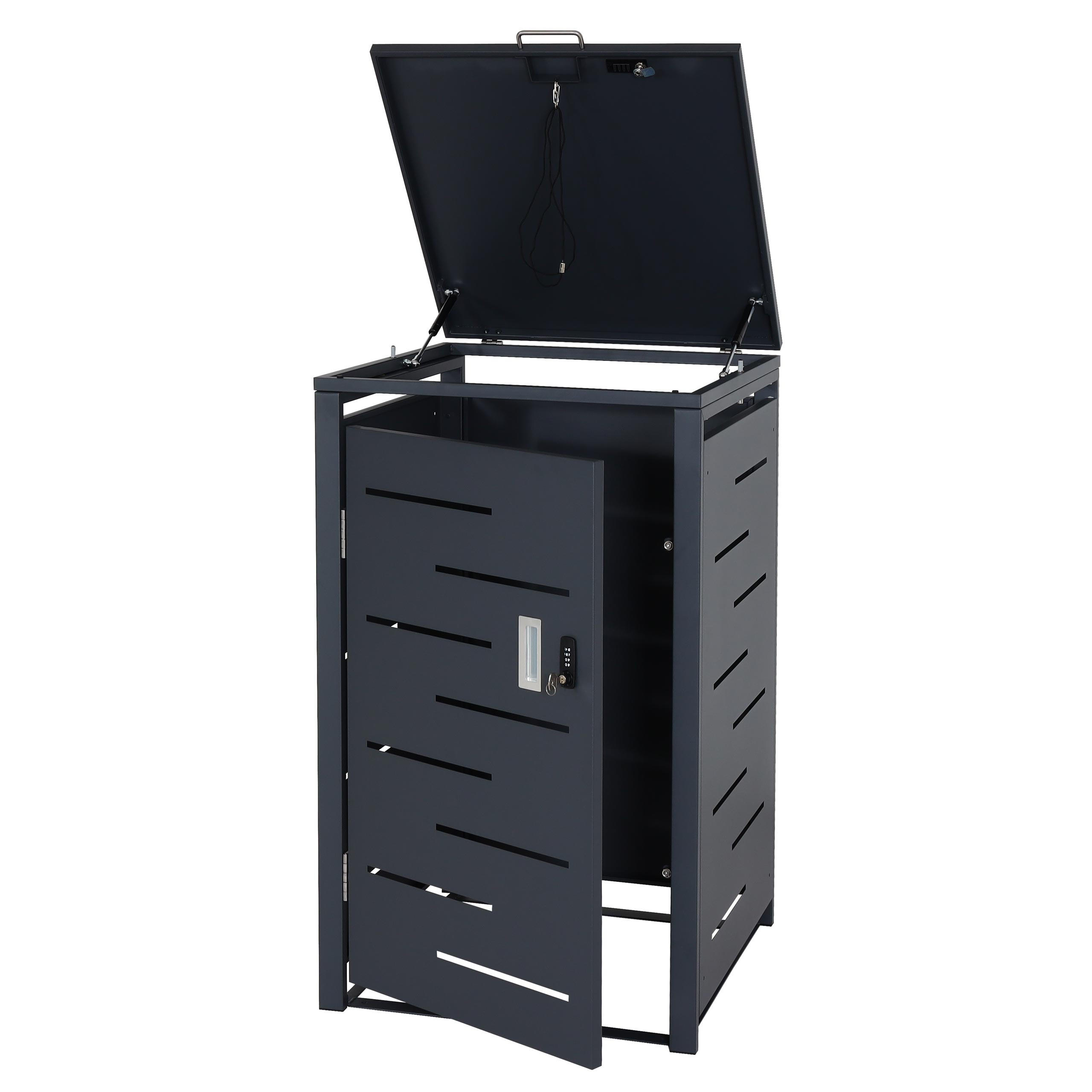 Proregal Mülltonnenbox Anthrazit 60x103x62 cm