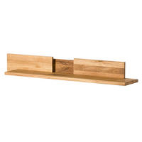WANDREGAL Wildeiche 120x23x15 natur geölt WIEN #235 - Naturfarben, Holz (120/15/23cm) - Massivmoebel24