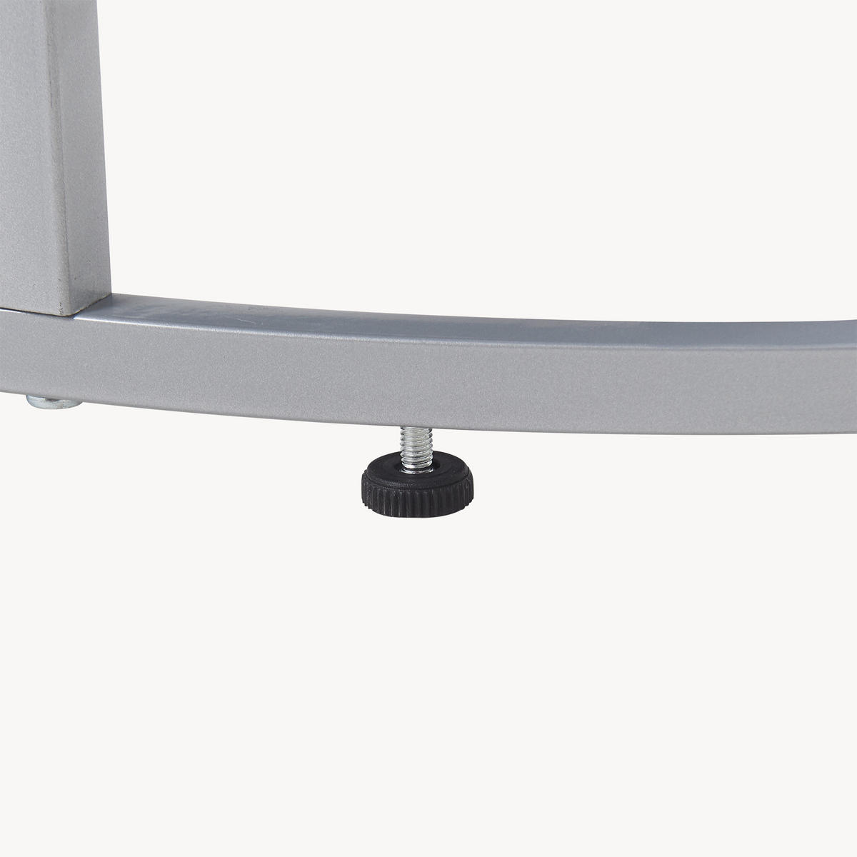 SADA KAVANOVÝCH STOLKŮ Skagen 2dílná 70/70/50 cm - černá/stříbrná, kompozitní dřevo (70/70/50cm) - [en.casa]