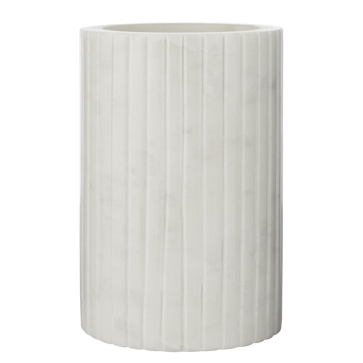FLASCHENKÜHLER Marble - Weiß, Stein (13/13cm) - Butlers