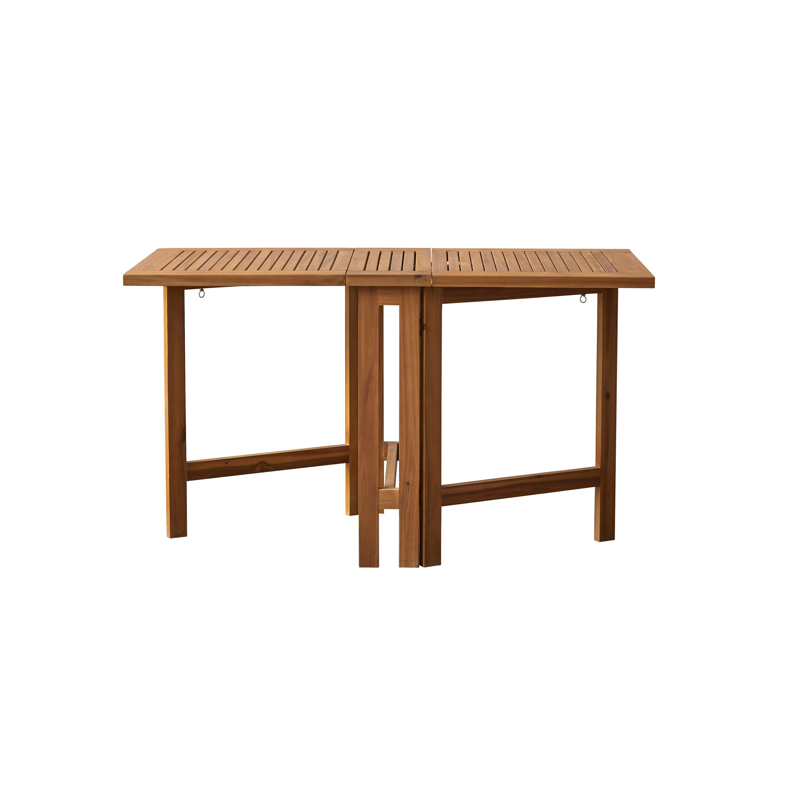 Tikamoon Gartentisch Braun 130x74x65 cm