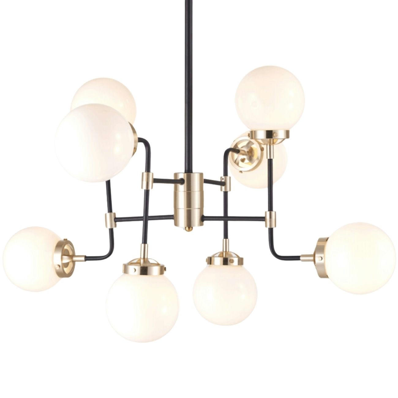 HÄNGELEUCHTE Zenith, Schwarz und Kupfer, 94cm - Kupferfarben, Metall (94/78/94cm) - KOSILUM