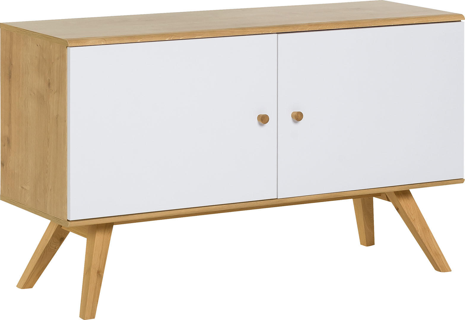 KOMMODE NATURE - Weiß, Holzwerkstoff (120/72/40cm) - Vox Möbel