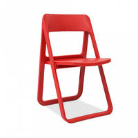 KLAPPSTUHL SLAG rot - Rot, Kunststoff (48/94/48cm) - Légia Home