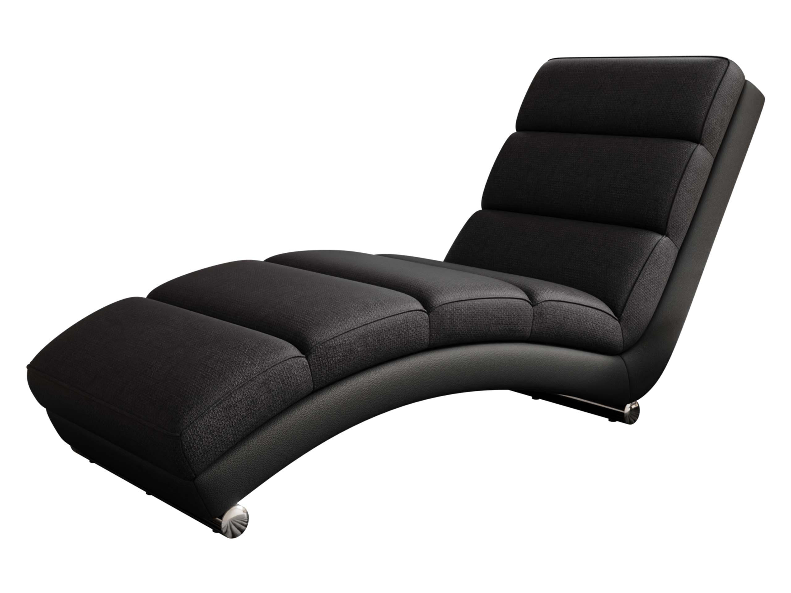 RELAXLIEGE Holiday - Chromfarben/Schwarz, Holz (62/84/180cm) - MIRJAN24