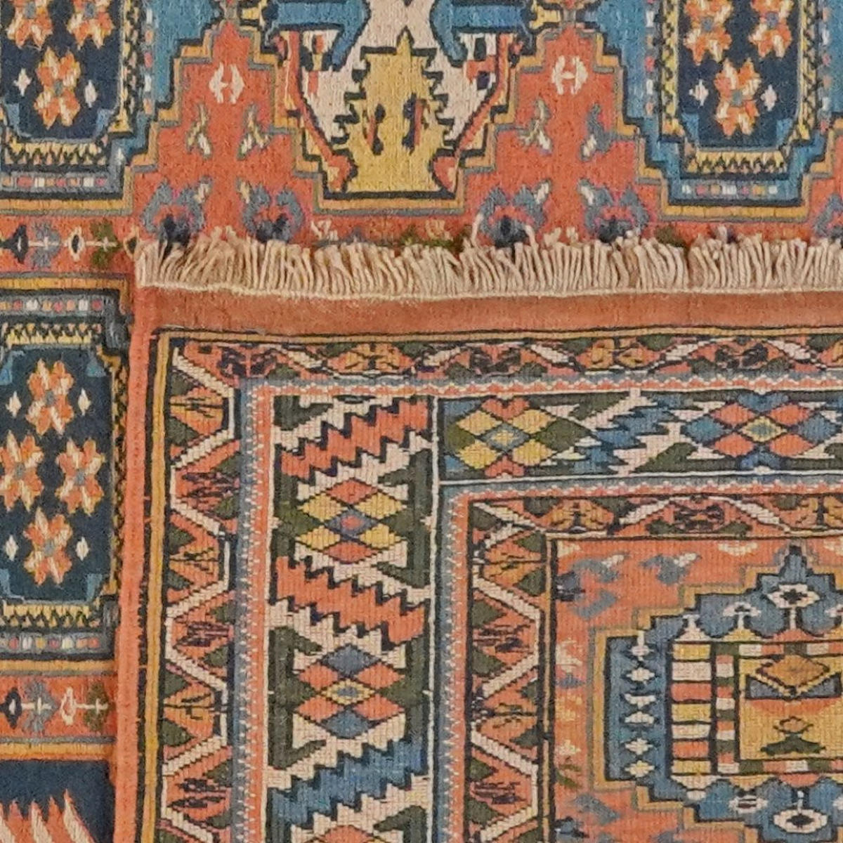 KELIM-TEPPICH handgewebt Sumak Shahsavan Orange 180/145 cm Schurwolle - Orange, Textil (145/180cm) - Looma