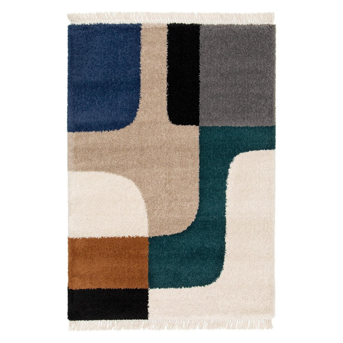 TEPPICH weich Ethno-Stil mehrfarbig - Multicolor, Textil (120/170cm) - AFK Living