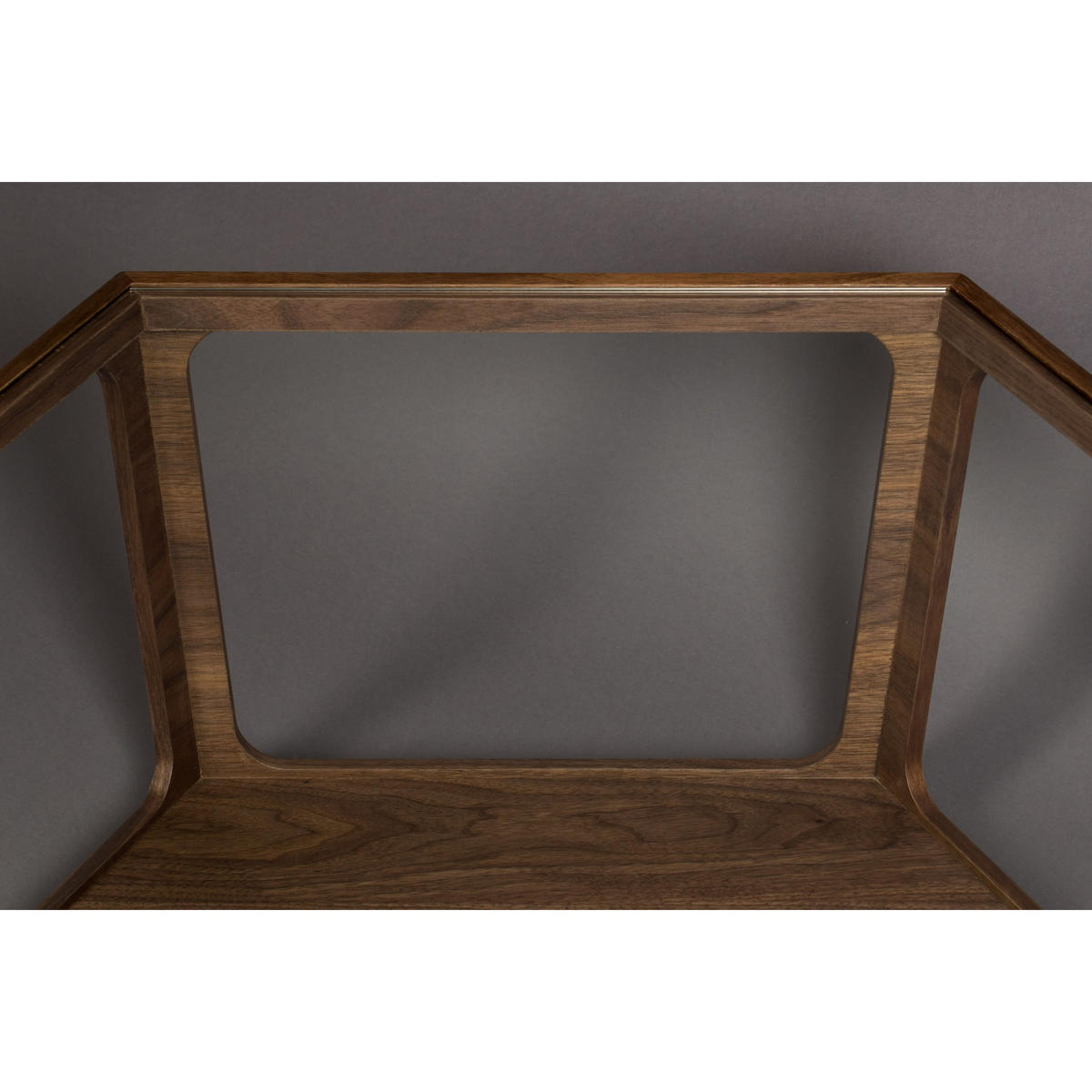 COUCHTISCH Sita Sechseckig Braun - Braun, Glas (92.5/80/34cm) - Dutchbone